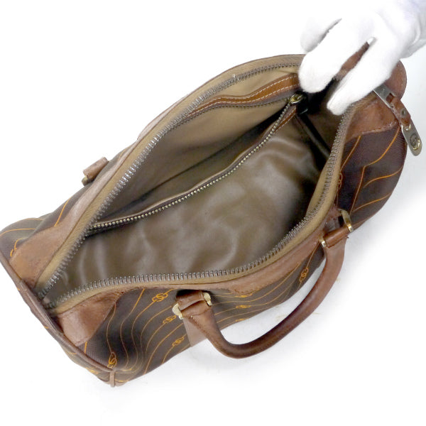 OLD Gucci 激レア！流れ星柄ボストン（茶・中）