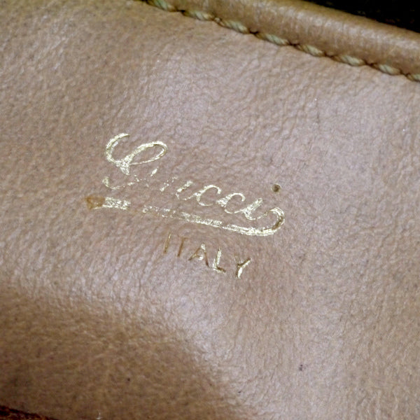 OLD Gucci 激レア！流れ星柄ボストン（茶・中）