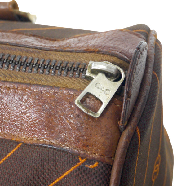 OLD Gucci 激レア！流れ星柄ボストン（茶・中）