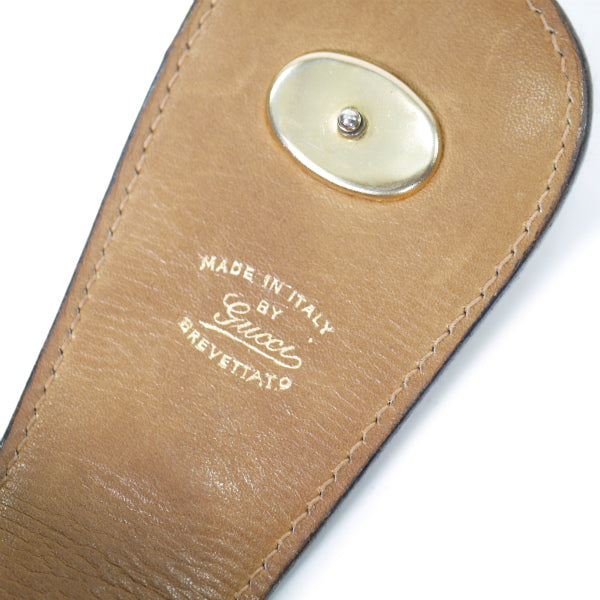 OLD Gucci 70ｓマイクロGGジャガード バッグ（キャメル）