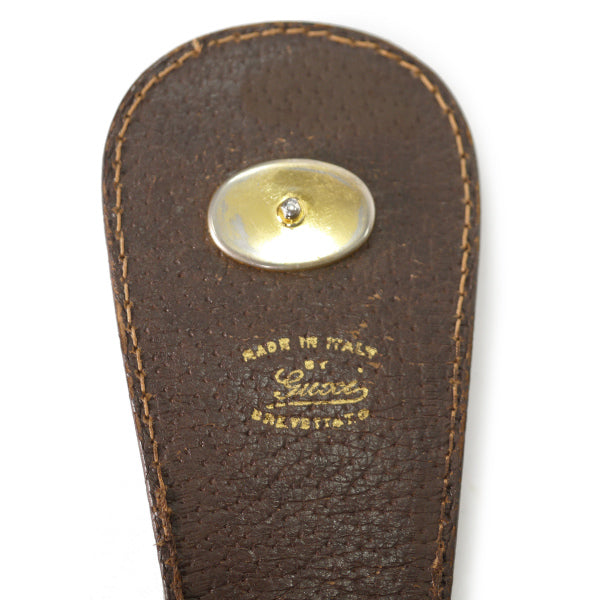 OLD Gucci 70s希少!ジャガード ハンドバッグ（茶）