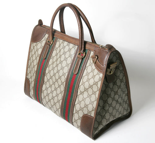 OLD Gucci＜訳あり＞ ２シェリーボストン（大・茶）