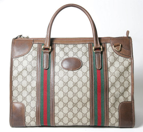 OLD Gucci＜訳あり＞ ２シェリーボストン（大・茶）