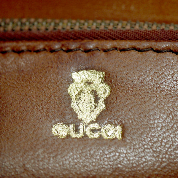 OLD Gucci　お宝!!最高級クロコダイル ミニハンドバッグ（飴色）