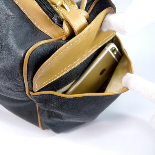 OLD Gucci Plus コンビカラーボストンバッグ