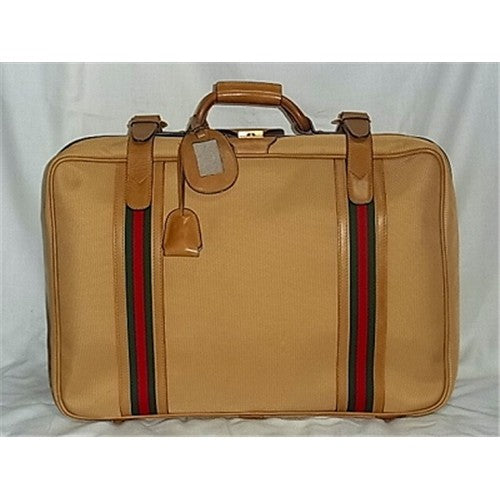 OLD Gucci ミニ　スーツケース(ベージュ）