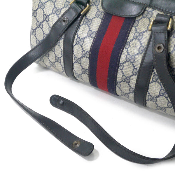 OLD Gucci 2WAYミニボストン(青)