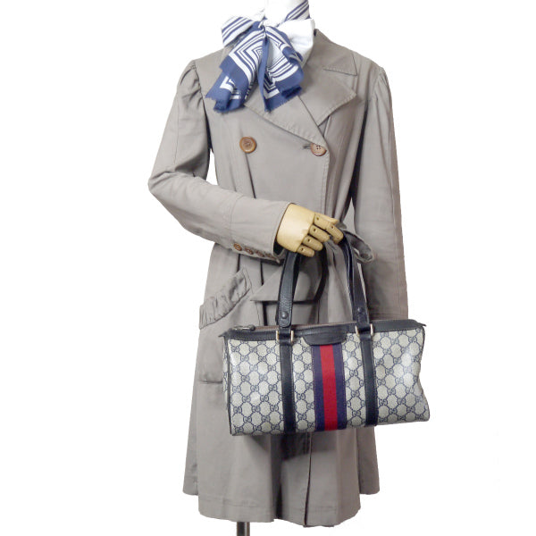 OLD Gucci 2WAYミニボストン(青)