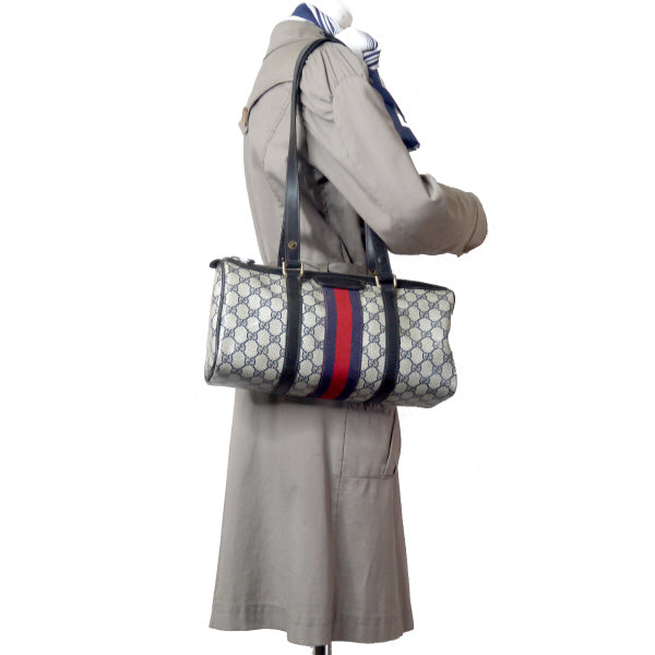 OLD Gucci 2WAYミニボストン(青)