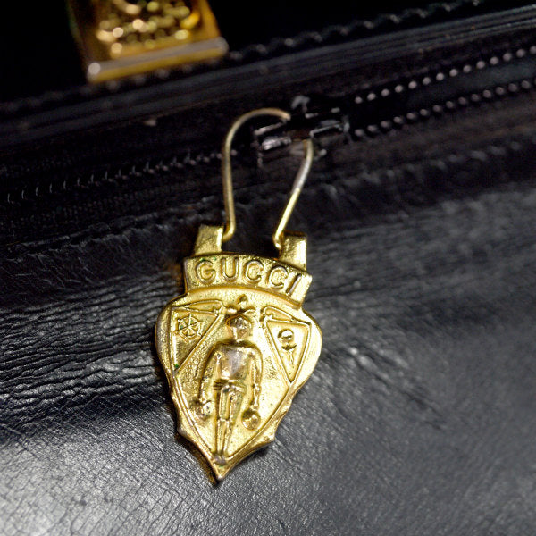 OLD Gucci　インターロッキングG 2WAYショルダーバッグ(黒)