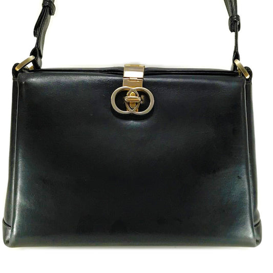OLD Gucci　インターロッキングG 2WAYショルダーバッグ(黒)
