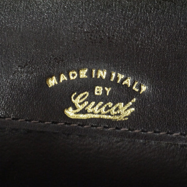 OLD Gucci 80s!ゴールドターンロックバッグ