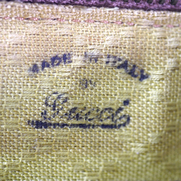 OLD Gucci ショルダー付ミニボストン（真紅・スエード）