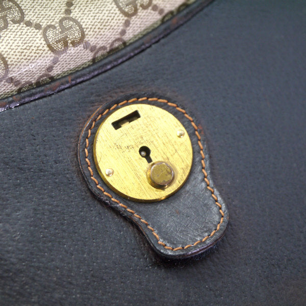 OLD Gucci 使用厳禁！大型ドラムボストン（茶）