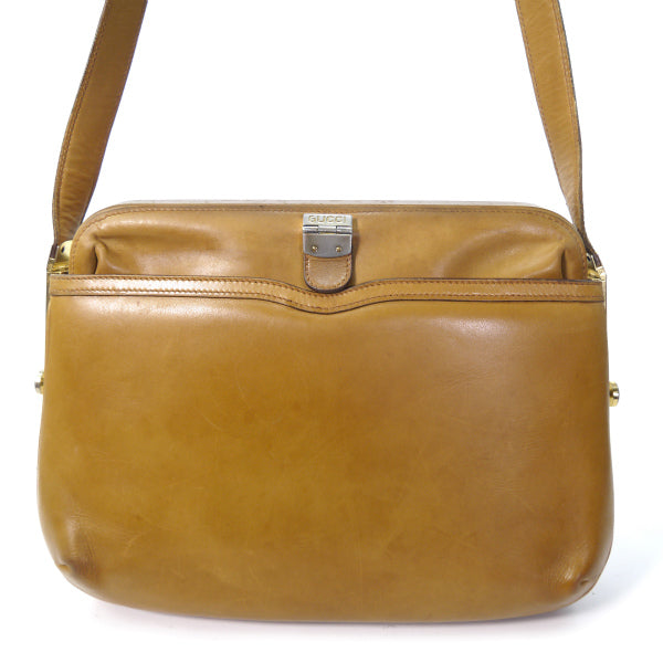 OLD Gucci お宝☆カラクリバッグ（キャメル）