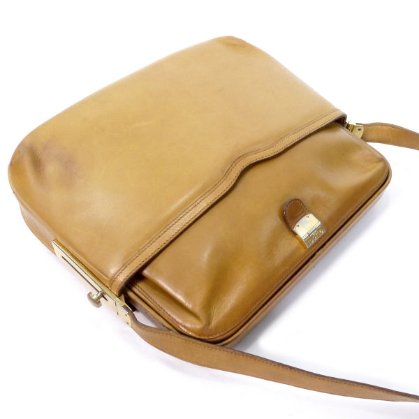 OLD Gucci お宝☆カラクリバッグ（キャメル）