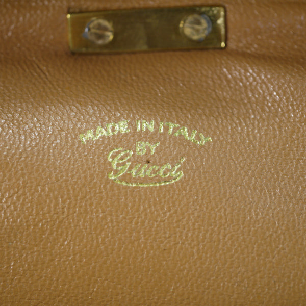 OLD Gucci お宝☆カラクリバッグ（キャメル）