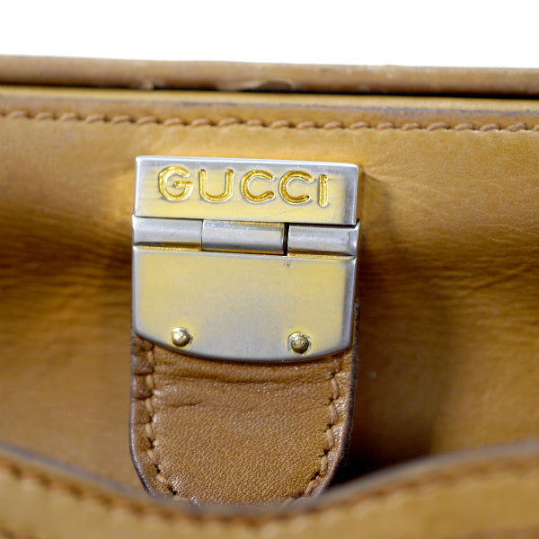 OLD Gucci お宝☆カラクリバッグ（キャメル）
