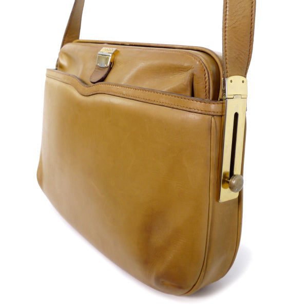 OLD Gucci お宝☆カラクリバッグ（キャメル）