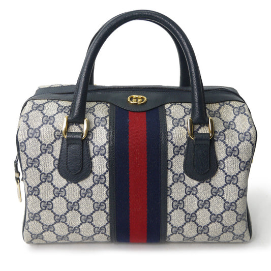OLD Gucci シェリー定番ミニボストン（青）