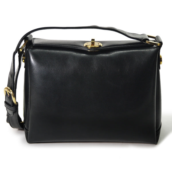 OLD Gucci　黒ハンドバッグ（2WAY・GG金具）