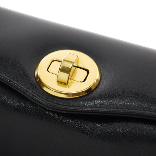 OLD Gucci　黒ハンドバッグ（2WAY・GG金具）