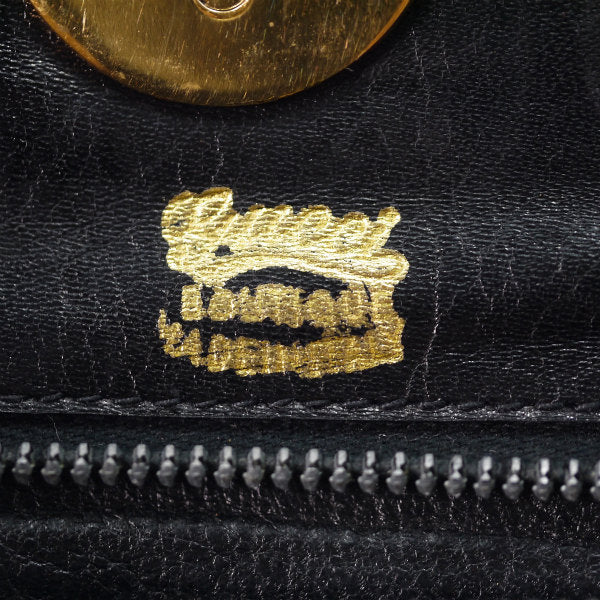 OLD Gucci　黒ハンドバッグ（2WAY・GG金具）