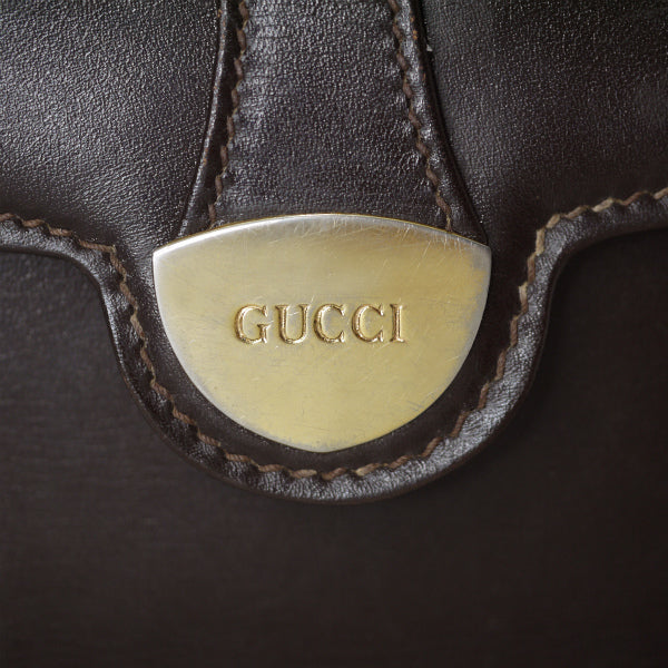 OLD Gucci 70sレア！逆三角プレート　ボストンショルダー