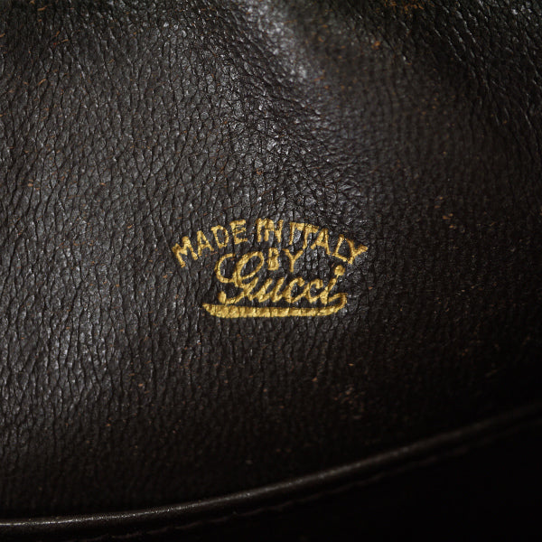 OLD Gucci 70sレア！逆三角プレート　ボストンショルダー