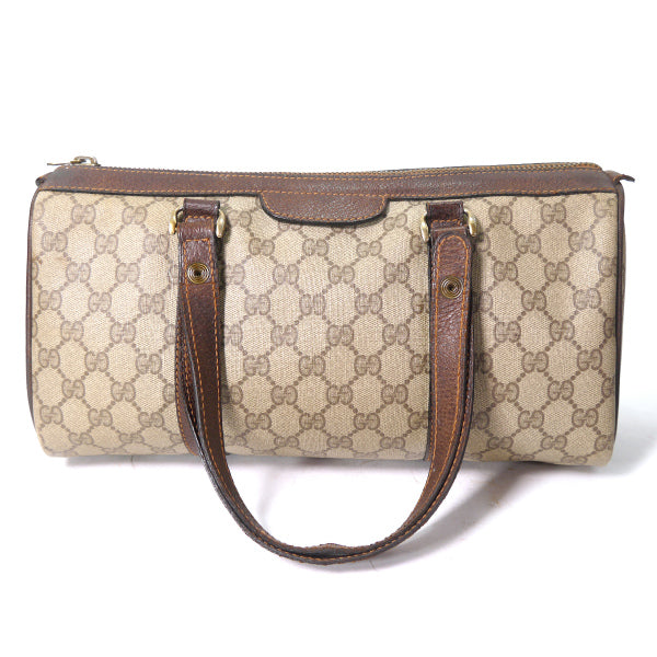 OLD Gucci　2WAYドラム型ミニボストン（茶）