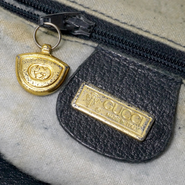 OLD Gucci マイクロＧＧバケツ型シェリーショルダー（青）