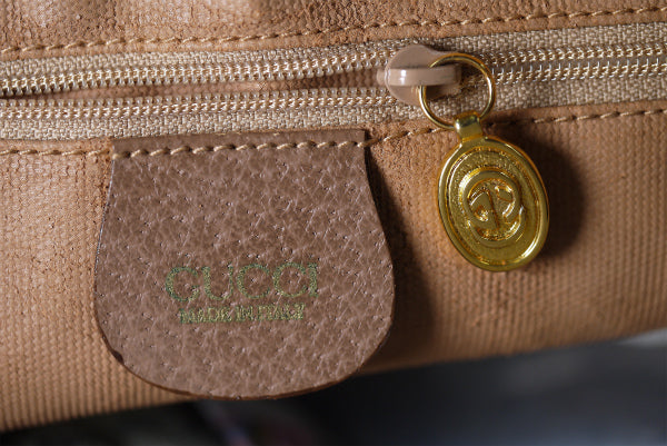 OLD Gucci アルマ型ボストン（茶）