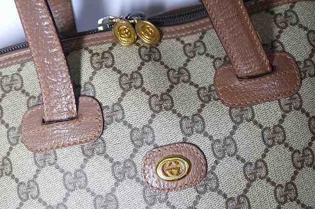 OLD Gucci アルマ型ボストン（茶）
