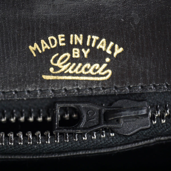 OLD Gucci　総革G金具フラップ2WAYショルダー（黒）