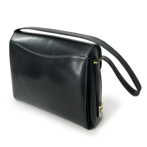 OLD Gucci　総革ビッグGG金具2WAYショルダー（黒）