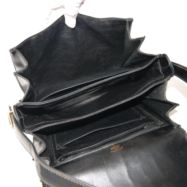 OLD Gucci　総革ビッグGG金具2WAYショルダー（黒）