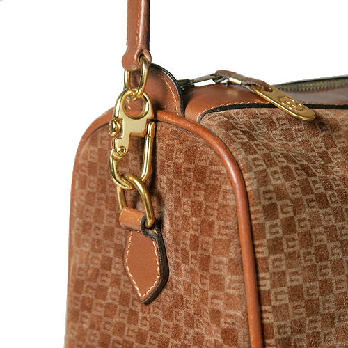 OLD Gucci ２WayマイクロGGスエードボストン（キャメル）