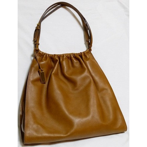 Gucci キャメル　総皮トートバッグ