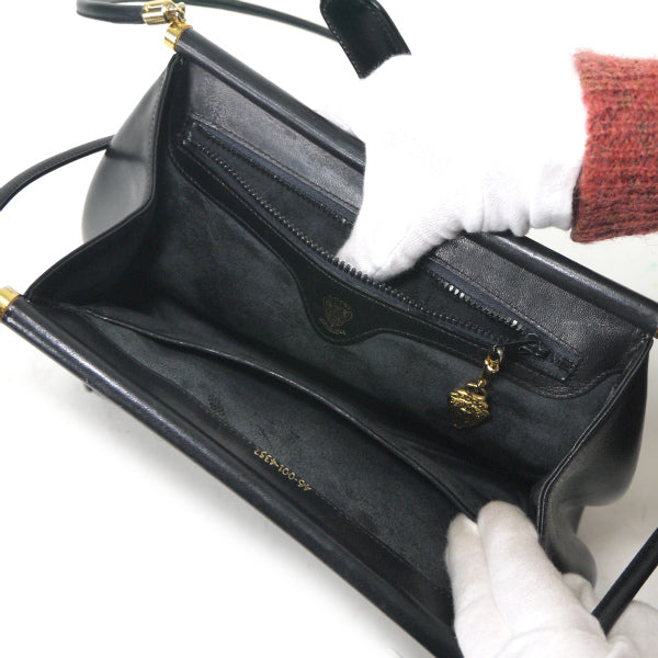 OLD Gucci　総革G金具ワンショルダー（黒）