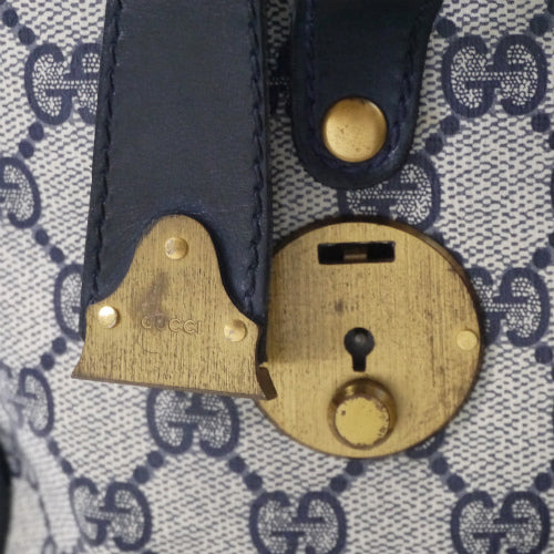 OLD Gucci　大型ボストン（２シェリー青）