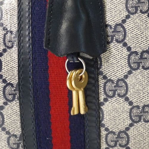 OLD Gucci　大型ボストン（２シェリー青）