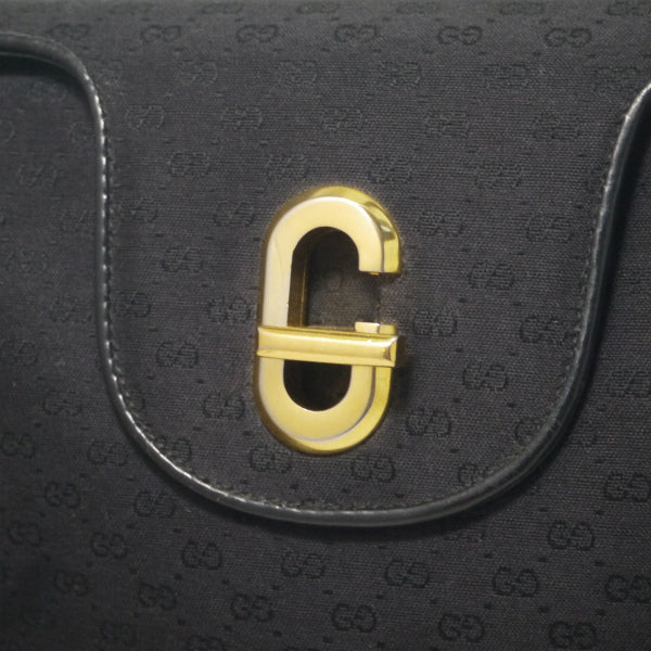 OLD Gucci　Gターンロック ジャガードバッグ