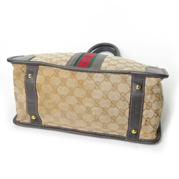 OLD Gucciスクエアミニボストン（ジャガード）