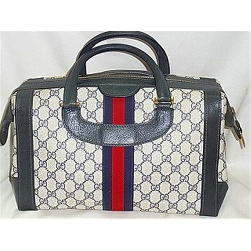 OLD Gucci レア青ボストン