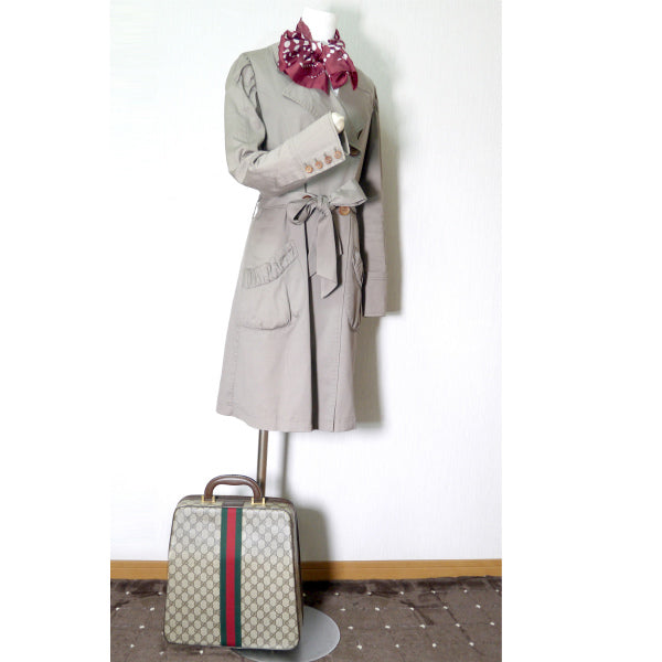 OLD Gucci 「Olivetti」 タイプライターケース（茶）＜訳アリ＞