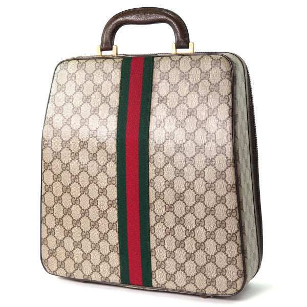 OLD Gucci 「Olivetti」 タイプライターケース（茶）＜訳アリ＞