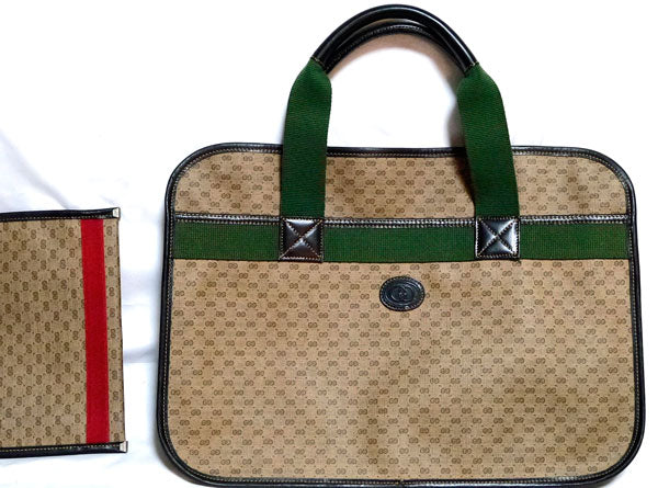 OLD Gucci 大型ブリーフ（黒マイクロGG）