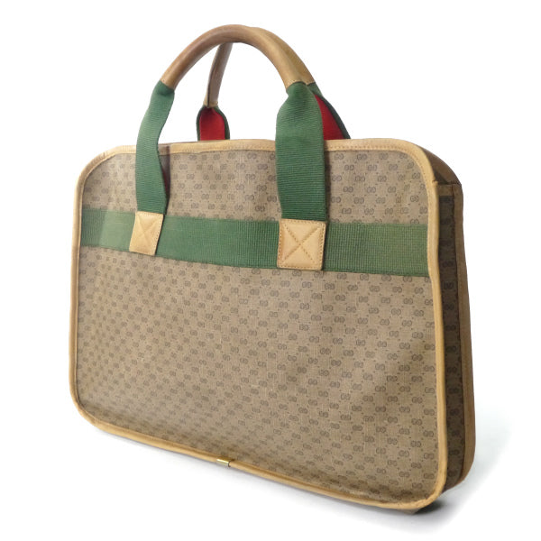 OLD Gucci 80sマイクロGG ブリーフバッグ