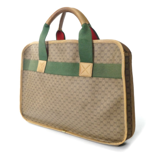 OLD Gucci 80sマイクロGG ブリーフバッグ