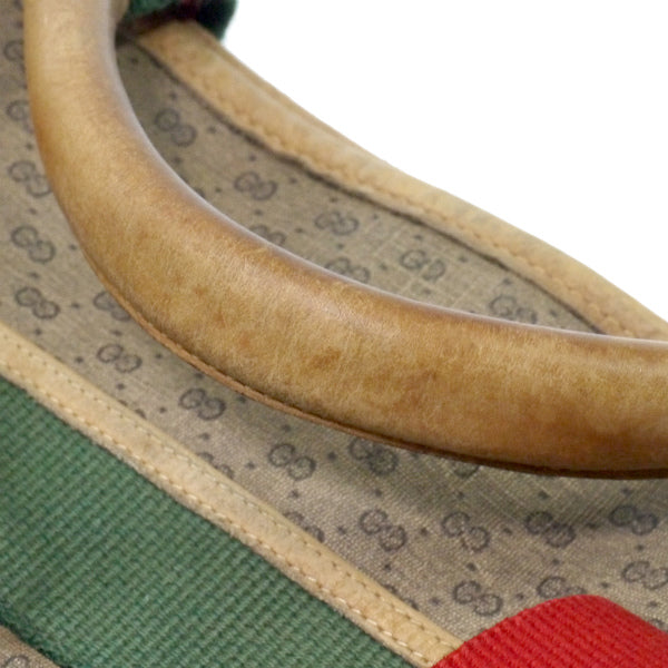 OLD Gucci 80sマイクロGG ブリーフバッグ